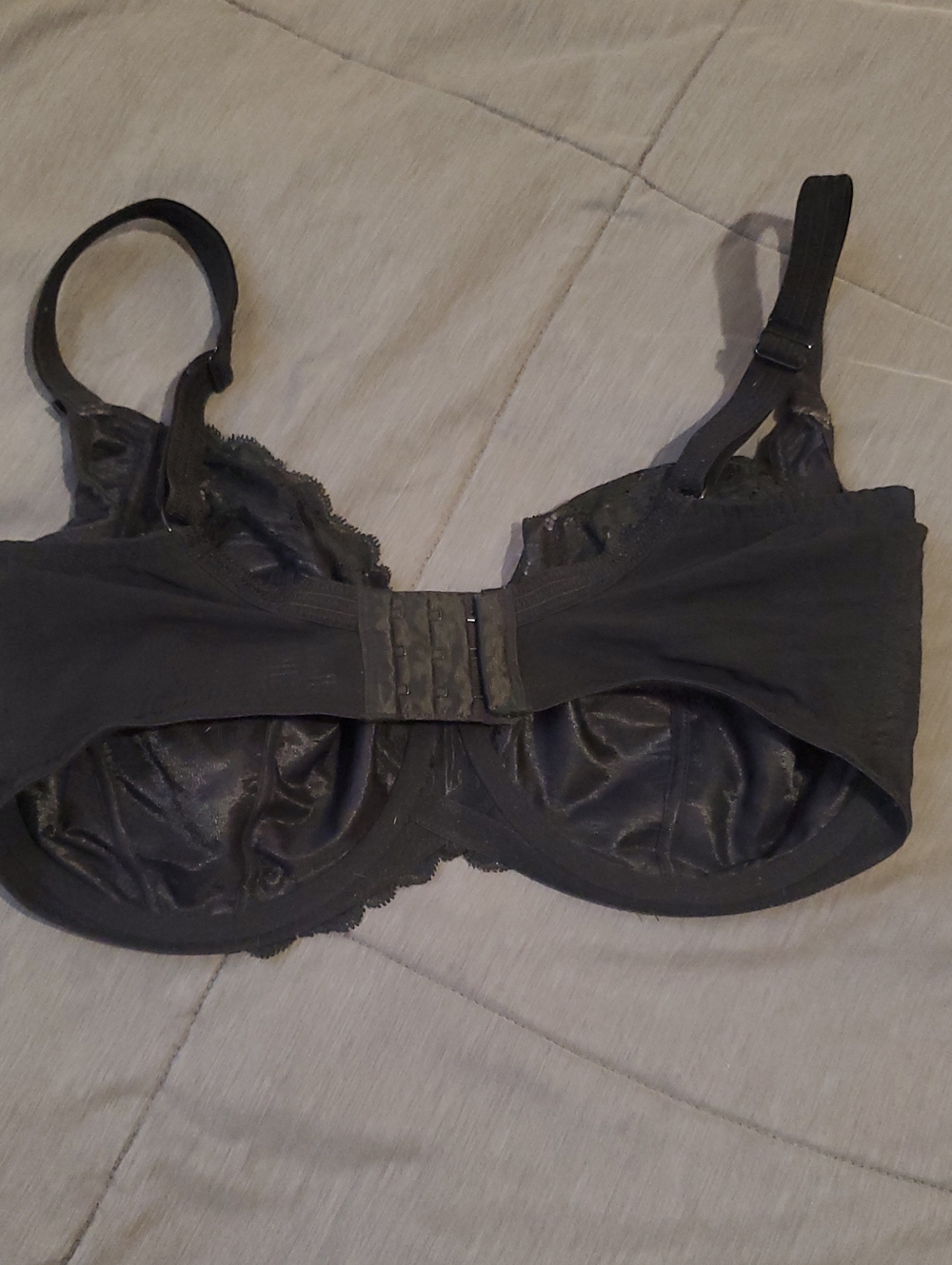 Panache Black Lace Underwire Bra Size34H - Picture 2 of 4